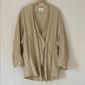 Lauren Manoogian Tan Blazer sz 3/large